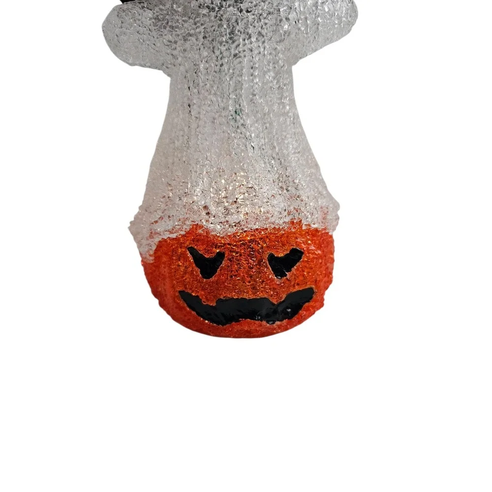 Halloween Ghost Pumpkin Witch Hat Light Up‎ Decoration Figurine